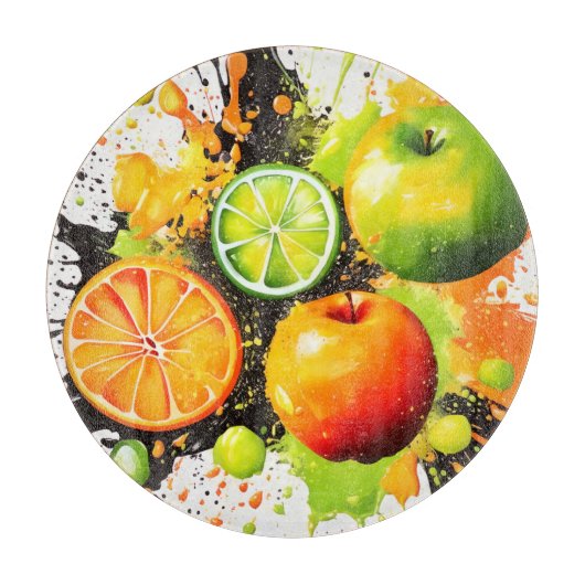 Apple en Citrus Burst Snijplank (Voorkant)