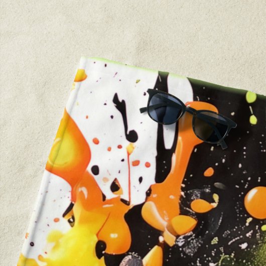 Apple en Citrus Burst Strandlaken (In situ)