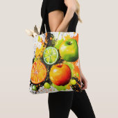 Apple en Citrus Burst Tote Bag (Dichtbij)