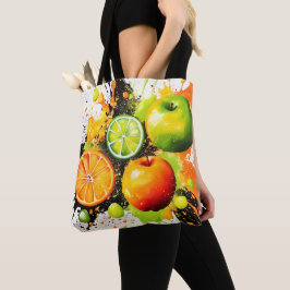 Apple en Citrus Burst Tote Bag