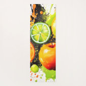 Apple en Citrus Burst Yogamat (Achterkant)