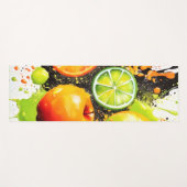 Apple en Citrus Burst Yogamat (Voorkant (horizontaal))