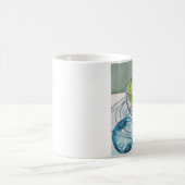 Apple en Clear Glass Mok (Center)