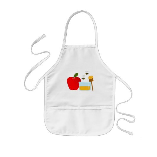 Apple en Kinder honing Apron Schort (Voorkant)