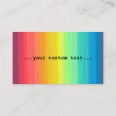 Apple- en regenboogChiropraktische Visitekaartjes (Achterkant)