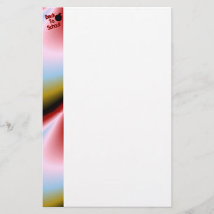 Apple en terug naar school - briefpapier