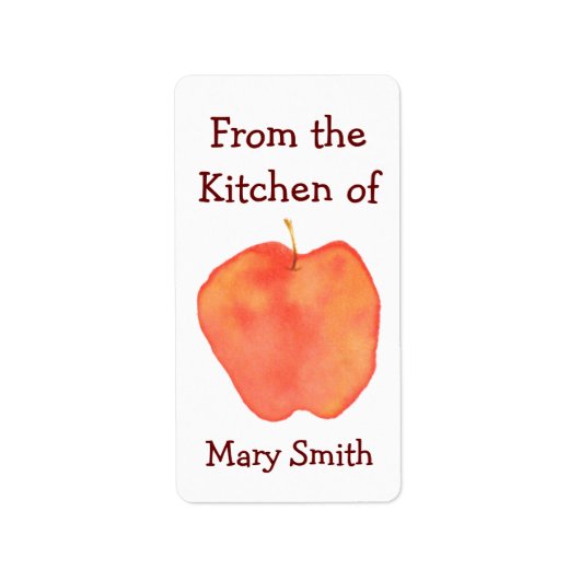 Apple Etiket (Voorkant)