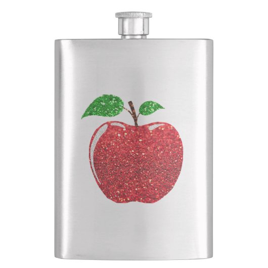 Apple Faux Red Glitter Flacon (Voorkant)
