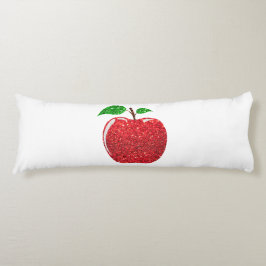 Apple Faux Red Glitter Lichaamskussen