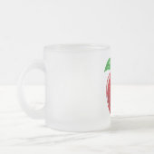 Apple Faux Red Glitter Matglas Koffiemok (Links)