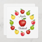 Apple Festival uitnodiging (Voorkant / Achterkant)