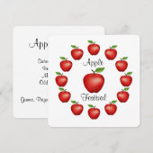 Apple Festival uitnodiging (Voorkant / Achterkant)
