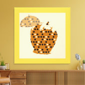 Apple Fine Art Canvas Afdruk (Insitu (Woonkamer))