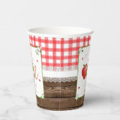 Apple First Birthday Party Cup Papieren Bekers (Rechts)