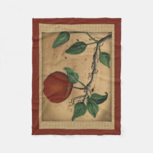 Apple Fleece Blanket Deken