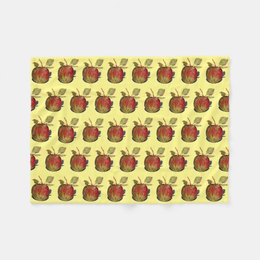 Apple Fleece Deken (Voorkant (Horizontaal))