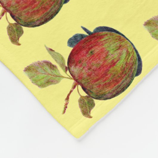 Apple Fleece Deken (Hoek)