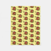 Apple Fleece Deken (Voorkant)