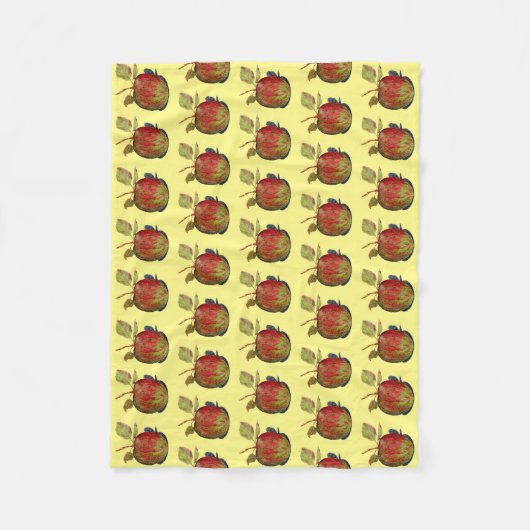 Apple Fleece Deken (Voorkant)