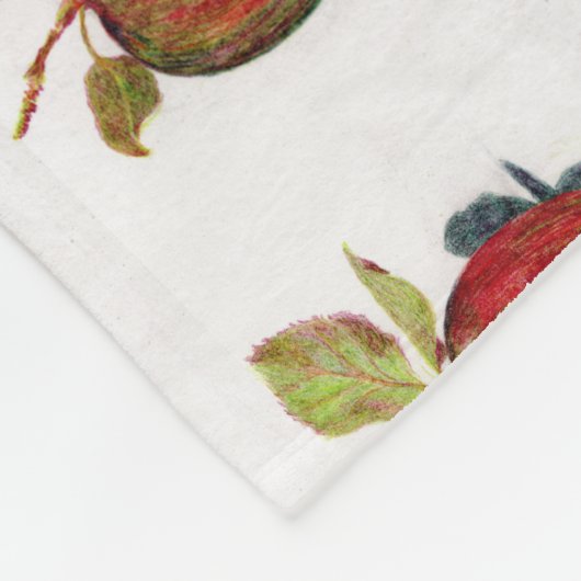 Apple Fleece Deken (Hoek)