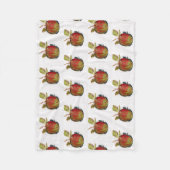 Apple Fleece Deken (Voorkant)