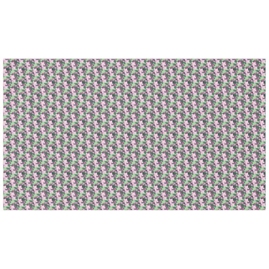 Apple Flowers op Light Green Tafelkleed (Voorkant (Horizontaal))