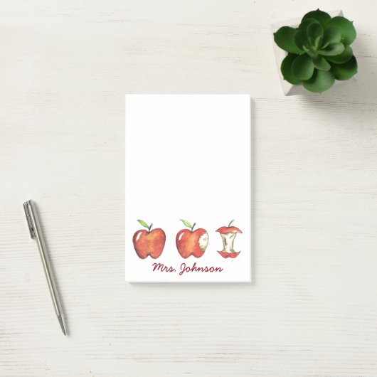 Apple for School Teacher Apples Gift Post-it® Notes (Kantoor)