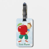 Apple for Teacher Bagagelabel (Achterkant verticaal)