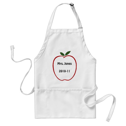 Apple for the Teacher - Apron Standaard Schort (Voorkant)