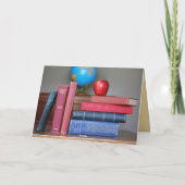 Apple for the Teacher Card Bedankkaart (Achterkant)