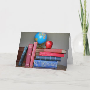 Apple for the Teacher Card Bedankkaart