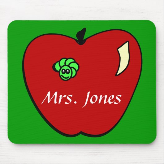 Apple for the Teacher Mousepad Muismat (Voorkant)