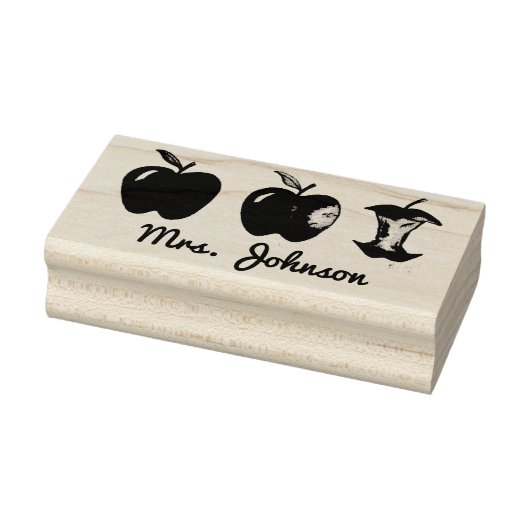 Apple for the Teacher Personalized Teaching School Rubberstempel (Stempel)