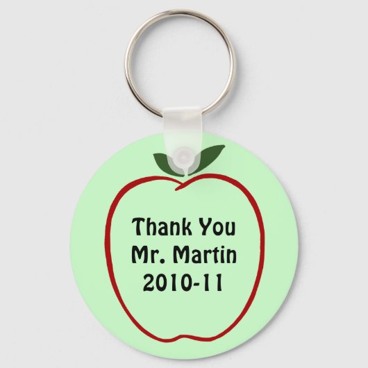 Apple for the Teacher - Sleutelhanger (Voorkant)