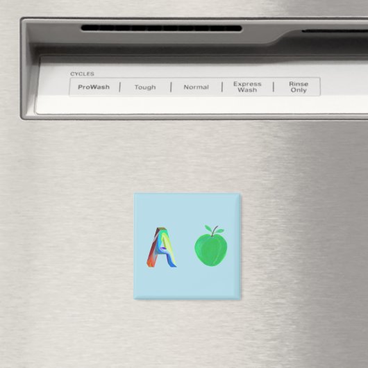 Apple Fridge Magnet (Insitu (Vaatwasser))