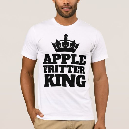 APPLE FRITTER KING MANNEN T-SHIRTS (Voorkant)
