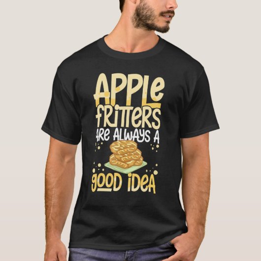 Apple Fritter Recipes Donuts Bread Gluten Free Veg T-shirt (Voorkant)