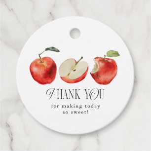 Apple Fruit Bruiloft Favor Tags Bedankjes Labels