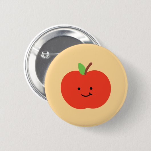Apple Fruit Button (Voorkant /achterkant)