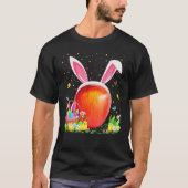 Apple Fruit Easter Hunt Bunny Apple Easter Sun T-shirt (Voorkant)