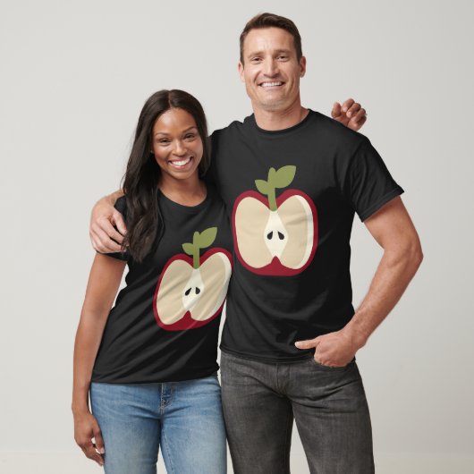 Apple Fruit Easy Lazy DIY Halloween Costume T-shirt (Unisex)