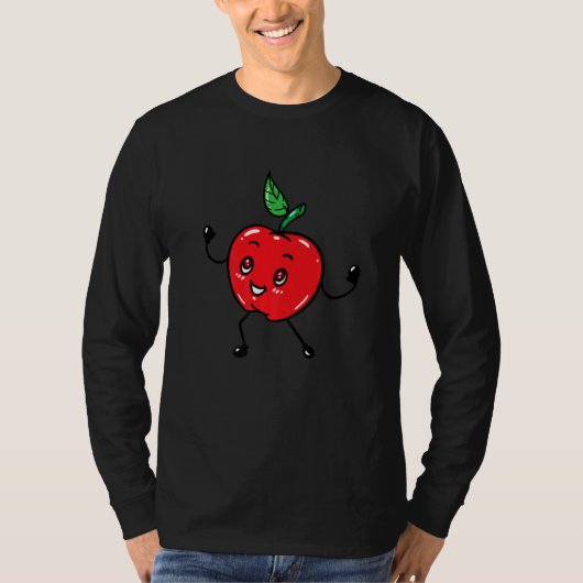 Apple Fruit for Apple Lovers Fruit Themed Premium T-shirt (Voorkant)
