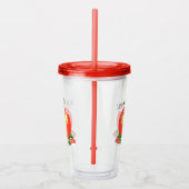 Apple Fruit Frog House Acryl Drinkbeker (Rechts)