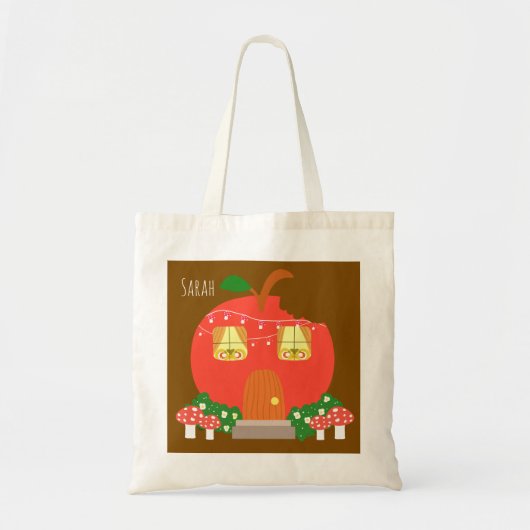Apple Fruit Frog House Tote Bag (Voorkant)