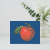 Apple  fruit illustratie briefkaart (Staand voorkant)