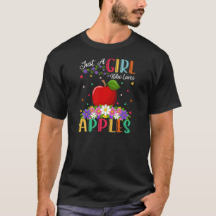 Apple Fruit is maar een meisje dat van appels houd T-shirt