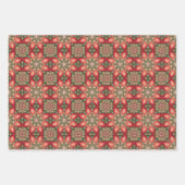 Apple Fruit Levendig Abstract Patroon Set 1 Inpakpapier Vel (Voorkant 2)