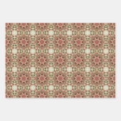 Apple Fruit Levendig Abstract Patroon Set 1 Inpakpapier Vel (Voorkant)