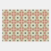 Apple Fruit Levendig Abstract Patroon Set 2 Inpakpapier Vel (Voorkant 2)