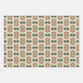 Apple Fruit  Levendig Abstract Patroon Set 7 Inpakpapier Vel (Voorkant 2)